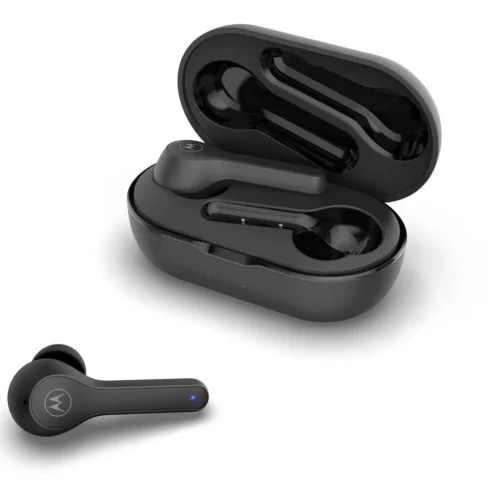 MOTOROLA MOTO BUDS 085 (NEGRO) / AURICULARES INALAMBRICO BLUETOOTH / FUNDA DE CARGA USB-C / RESISTENTE AL AGUA